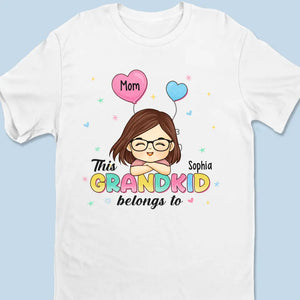 This Grandkid Belongs To - Personalized Custom Kid T-shirt - Gift For Kid