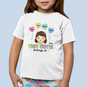 This Grandkid Belongs To - Personalized Custom Kid T-shirt - Gift For Kid