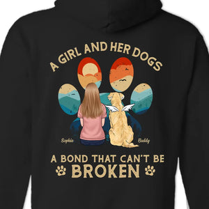 A Bond That Can't Be Broken - Dog Personalized Custom Back Printed Unisex T-shirt, Hoodie, Sweatshirt - Gift For Pet Owners, Pet Lovers