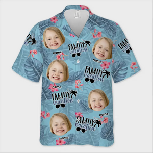 Custom Photo Summer Was Our Best Season - Family Personalized Custom Unisex Tropical Hawaiian Aloha Shirt - Summer Vacation Gift, Gift For Family Members