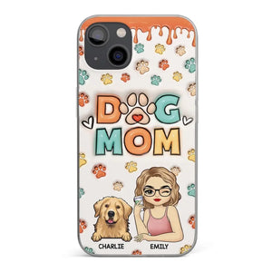 The Road To My Heart Is Filled With Paw Prints - Dog & Cat Personalized Custom 3D Inflated Effect Printed Clear Phone Case - Gift For Pet Owners, Pet Lovers