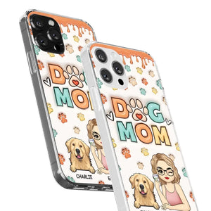 The Road To My Heart Is Filled With Paw Prints - Dog & Cat Personalized Custom 3D Inflated Effect Printed Clear Phone Case - Gift For Pet Owners, Pet Lovers