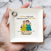A Friend Is God's Way Of Making Sure We Never Walk Alone - Bestie Personalized Custom Jewelry Dish - Gift For Best Friends, BFF, Sisters