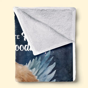 Custom Photo Your Wings Were Ready But My Heart Was Not - Memorial Personalized Custom Blanket - Sympathy Gift For Pet Owners, Pet Lovers