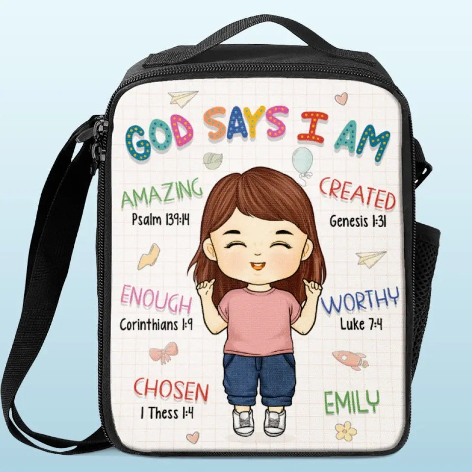 You Are The Best Version Of Yourself - Personalized Custom Lunch Bag - Back To School Gift For Kid