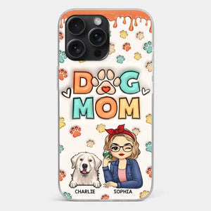 The Road To My Heart Is Filled With Paw Prints - Dog & Cat Personalized Custom 3D Inflated Effect Printed Clear Phone Case - Gift For Pet Owners, Pet Lovers