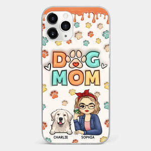 The Road To My Heart Is Filled With Paw Prints - Dog & Cat Personalized Custom 3D Inflated Effect Printed Clear Phone Case - Gift For Pet Owners, Pet Lovers