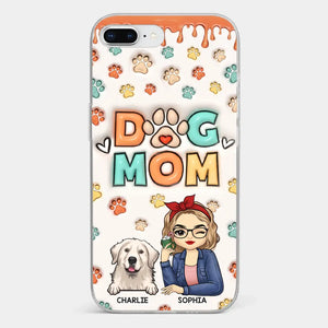 The Road To My Heart Is Filled With Paw Prints - Dog & Cat Personalized Custom 3D Inflated Effect Printed Clear Phone Case - Gift For Pet Owners, Pet Lovers