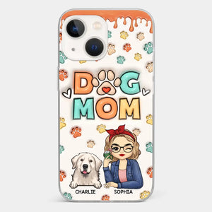 The Road To My Heart Is Filled With Paw Prints - Dog & Cat Personalized Custom 3D Inflated Effect Printed Clear Phone Case - Gift For Pet Owners, Pet Lovers