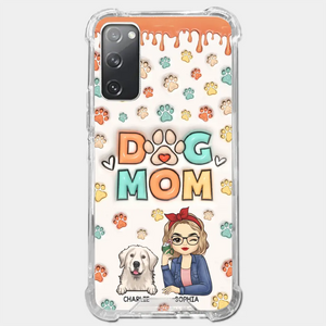 The Road To My Heart Is Filled With Paw Prints - Dog & Cat Personalized Custom 3D Inflated Effect Printed Clear Phone Case - Gift For Pet Owners, Pet Lovers