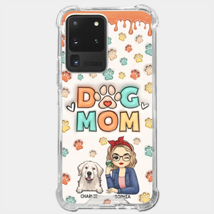 The Road To My Heart Is Filled With Paw Prints - Dog & Cat Personalized Custom 3D Inflated Effect Printed Clear Phone Case - Gift For Pet Owners, Pet Lovers