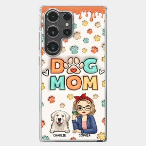 The Road To My Heart Is Filled With Paw Prints - Dog & Cat Personalized Custom 3D Inflated Effect Printed Clear Phone Case - Gift For Pet Owners, Pet Lovers