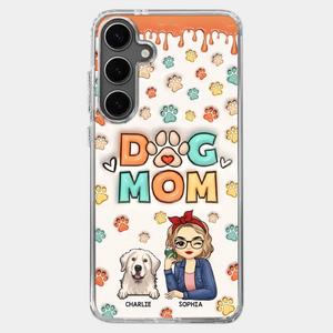 The Road To My Heart Is Filled With Paw Prints - Dog & Cat Personalized Custom 3D Inflated Effect Printed Clear Phone Case - Gift For Pet Owners, Pet Lovers