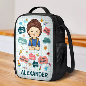 Work Hard, Nap Hard - Personalized Custom Lunch Bag - Back To School Gift For Kid