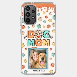 Custom Photo Best Dog Mom Ever - Dog & Cat Personalized Custom 3D Inflated Effect Printed Clear Phone Case - Gift For Pet Owners, Pet Lovers