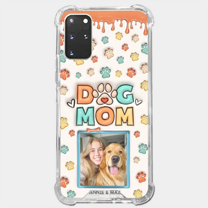 Custom Photo Best Dog Mom Ever - Dog & Cat Personalized Custom 3D Inflated Effect Printed Clear Phone Case - Gift For Pet Owners, Pet Lovers