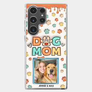 Custom Photo Best Dog Mom Ever - Dog & Cat Personalized Custom 3D Inflated Effect Printed Clear Phone Case - Gift For Pet Owners, Pet Lovers