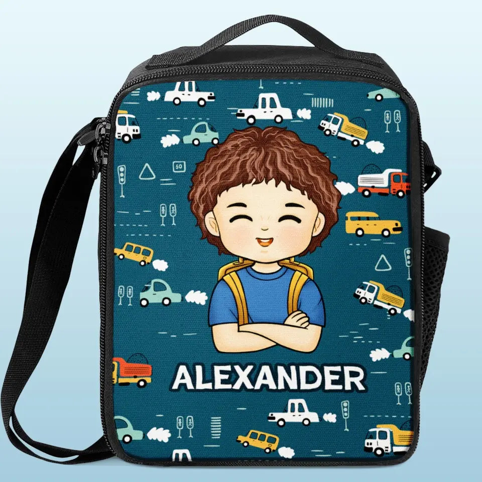 Rise And Shine, It’s School Time! - Personalized Custom Lunch Bag - Back To School Gift For Kid