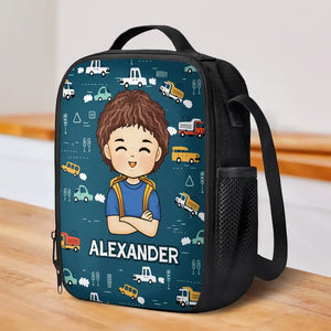 Rise And Shine, It’s School Time! - Personalized Custom Lunch Bag - Back To School Gift For Kid