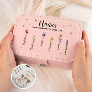 You Are The Most Beautiful - Family Personalized Custom Jewelry Case - Gift For Mom, Grandma