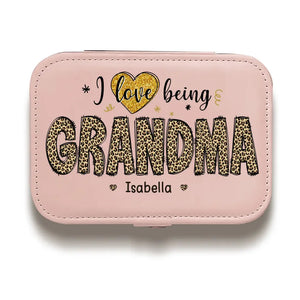 Most Loved Great Grandma - Family Personalized Custom Jewelry Case - Gift For Mom, Grandma