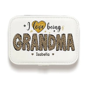 Most Loved Great Grandma - Family Personalized Custom Jewelry Case - Gift For Mom, Grandma