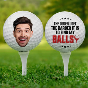 Custom Photo It Takes A Lot Of Balls To Play Like Me - Personalized Custom Golf Ball - Gift For Sport Lovers, Sport Players