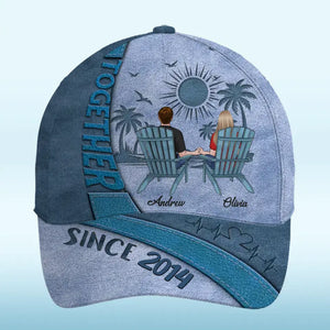 My Favorite Fairytale Is Our Love Story - Couple Personalized Custom Hat, All Over Print Classic Cap - Gift For Husband Wife, Anniversary