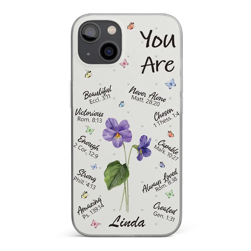 True Friends Are Always Together In Spirit - Bestie Personalized Custom Clear Phone Case - Gift For Best Friends, BFF, Sisters