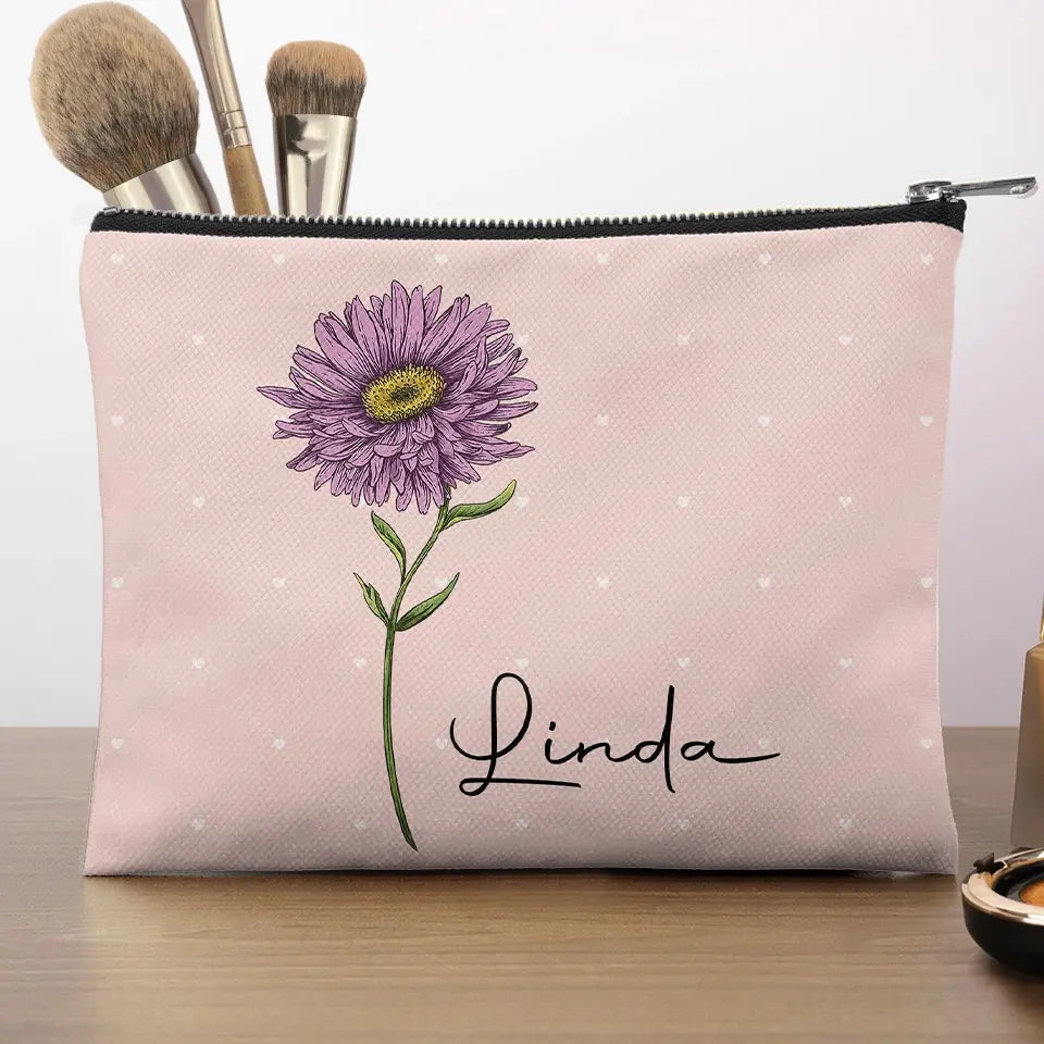 True Friendship Is A Plant Of Slow Growth - Bestie Personalized Custom Cosmetic Bag - Gift For Best Friends, BFF, Sisters