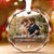 Custom Photo I Want A Love Where We Talk All Night Long - Couple Personalized Custom Circle Glass Ornament - Gift For Husband Wife, Anniversary