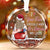 You Make The Season Bright - Couple Personalized Custom Circle Glass Ornament - Gift For Husband Wife, Anniversary