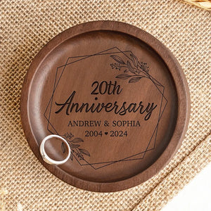 You And Me We Got This - Couple Personalized Custom Wooden Jewelry Dish - Gift For Husband Wife, Anniversary