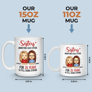 Siblings Are The Best Friends You'll Ever Have - Family Personalized Custom Mug - Gift For Siblings, Brothers, Sisters