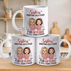 Siblings Are Like Branches Of A Tree - Family Personalized Custom Mug - Gift For Family Members, Siblings, Brothers, Sisters