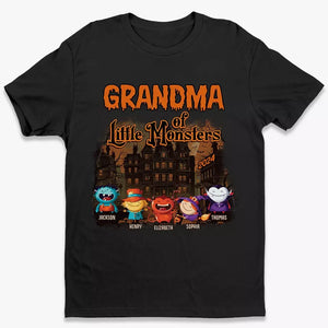 Beware Of Little Monsters - Family Personalized Custom Unisex T-shirt, Hoodie, Sweatshirt - Halloween Gift For Mom, Grandma