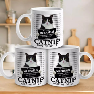 Custom Photo Think Pawsitive Be Pawerful - Dog & Cat Personalized Custom Mug - Gift For Pet Owners, Pet Lovers