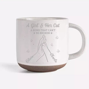 Keep Calm And Pet A Dog - Dog & Cat Personalized Custom Pottery Mug - Gift For Pet Owners, Pet Lovers