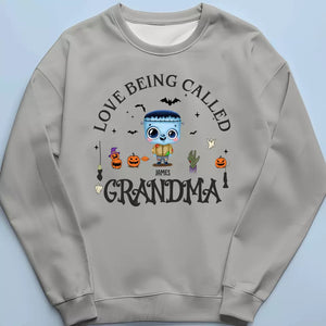 Love Being Called Grandma - Family Personalized Custom Unisex T-shirt, Hoodie, Sweatshirt - Halloween Gift For Mom, Grandma