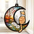 Chasing Butterflies In Heaven - Memorial Personalized Window Hanging Suncatcher - Sympathy Gift For Pet Owners, Pet Lovers