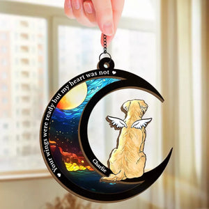 I Miss You A Lot - Memorial Personalized Window Hanging Suncatcher - Sympathy Gift For Pet Owners, Pet Lovers