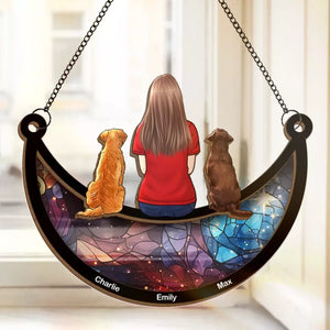 Until I See You Again - Memorial Personalized Window Hanging Suncatcher - Sympathy Gift For Pet Owners, Pet Lovers