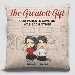 Brothers Sisters One Of Life’s Greatest Blessings - Family Personalized Custom Pillow - Gift For Family Members