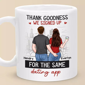 You're My Destiny - Couple Personalized Custom Mug - Gift For Husband Wife, Anniversary