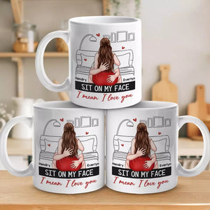 You're My Favorite - Couple Personalized Custom Mug - Gift For Husband Wife, Anniversary