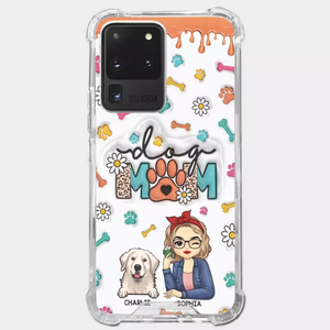 The Love Between A Dog And A Dog Mom Is Unbreakable - Dog Personalized Custom 3D Inflated Effect Printed Clear Phone Case - Gift For Pet Owners, Pet Lovers