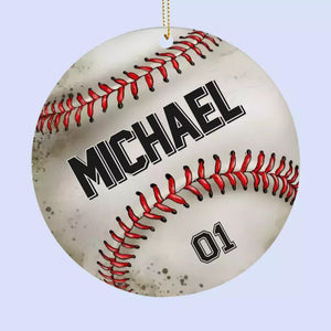 Let The Games Begin - Personalized Custom Leather Ornament - Christmas Gift For Sport Lovers, Sport Players