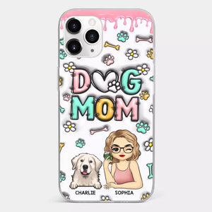 It's Not A Home Without Fur Kids - Dog Personalized Custom 3D Inflated Effect Printed Clear Phone Case - Gift For Pet Owners, Pet Lovers