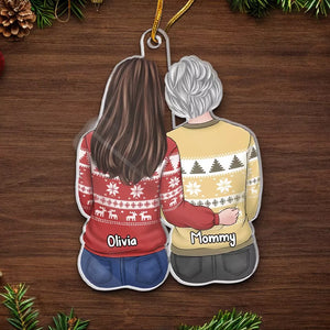 Christmas Is Magical With You - Family Personalized Custom Ornament - Acrylic Custom Shaped - Christmas Gift For Mom, Daughter