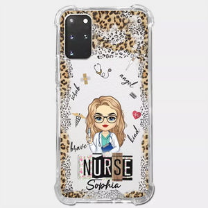 Dedicated Hands, Healing Hearts - Nurse Personalized Custom Clear Phone Case - Appreciation, Thank You Gift, Nurse Life, Doctor Life